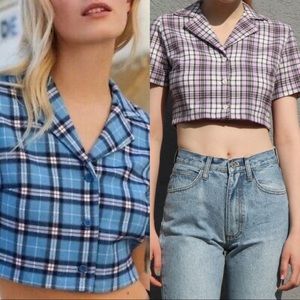 bundle of 2 brandy melville vivian tops